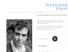 Tablet Screenshot of alexanderjonas.com